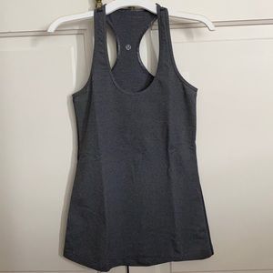 Lululemon Grey Racerback tank top.